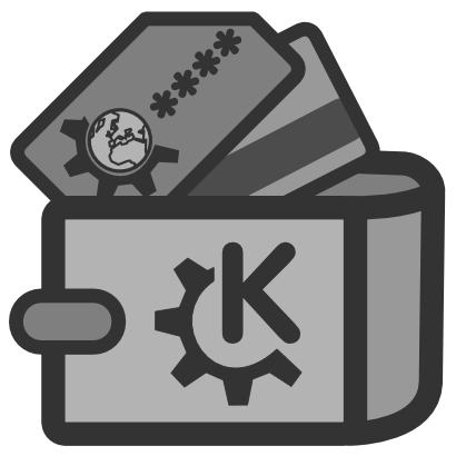 Download free grey kde passport logo icon